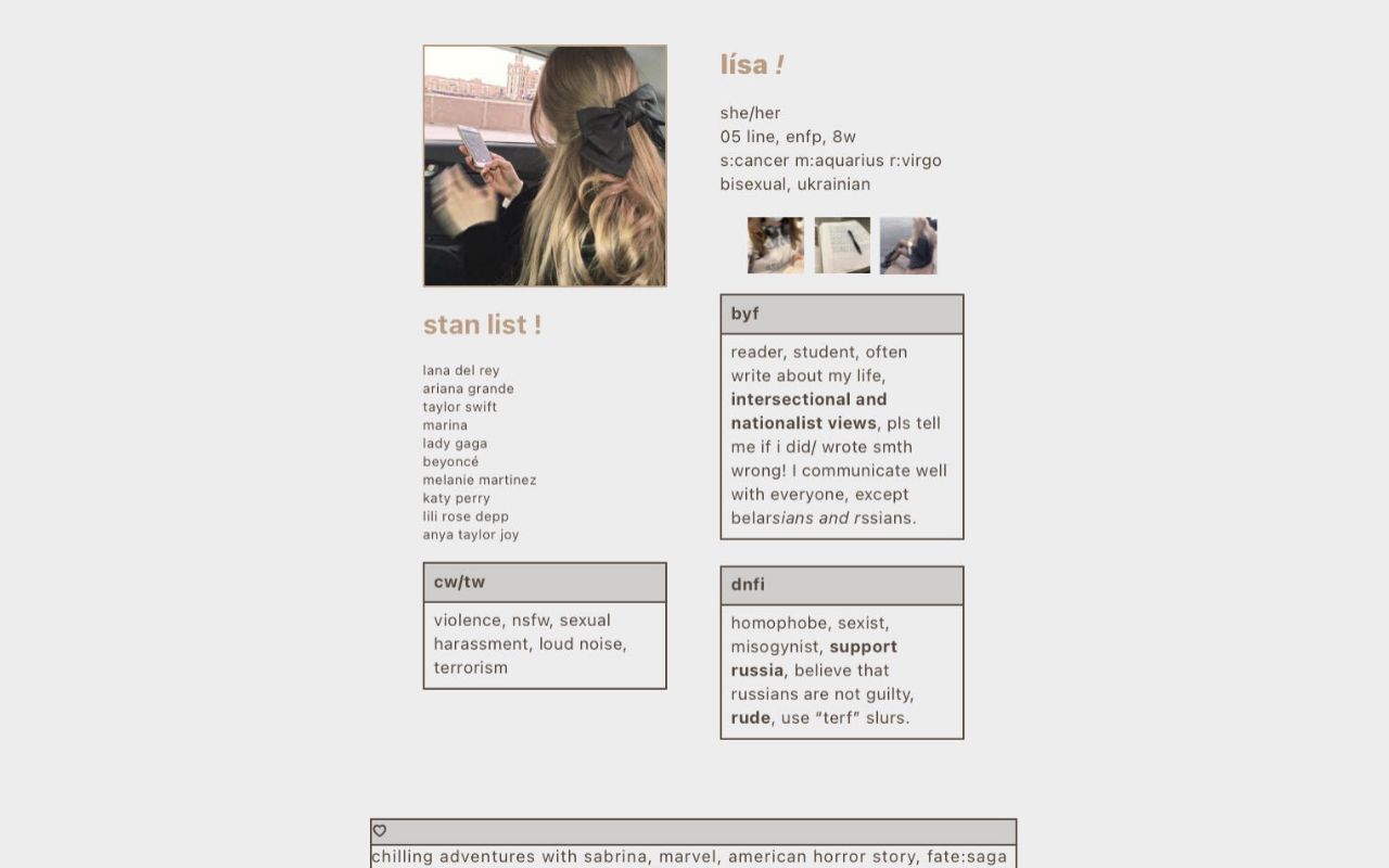 Carrd profile picture for @elisabeth